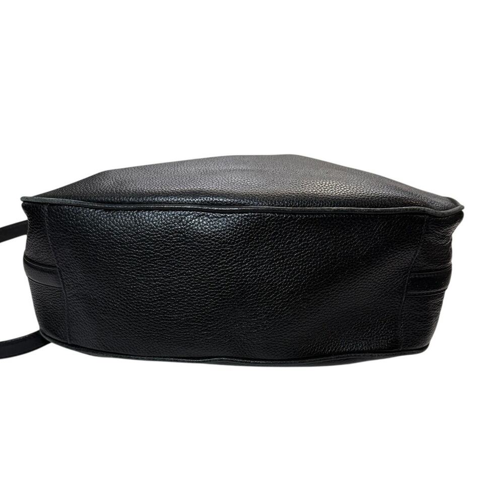 Kate Spade Black Pebbled Leather Crossbody Shoulder Bag Slouchy Everyday - Picture 7 of 16